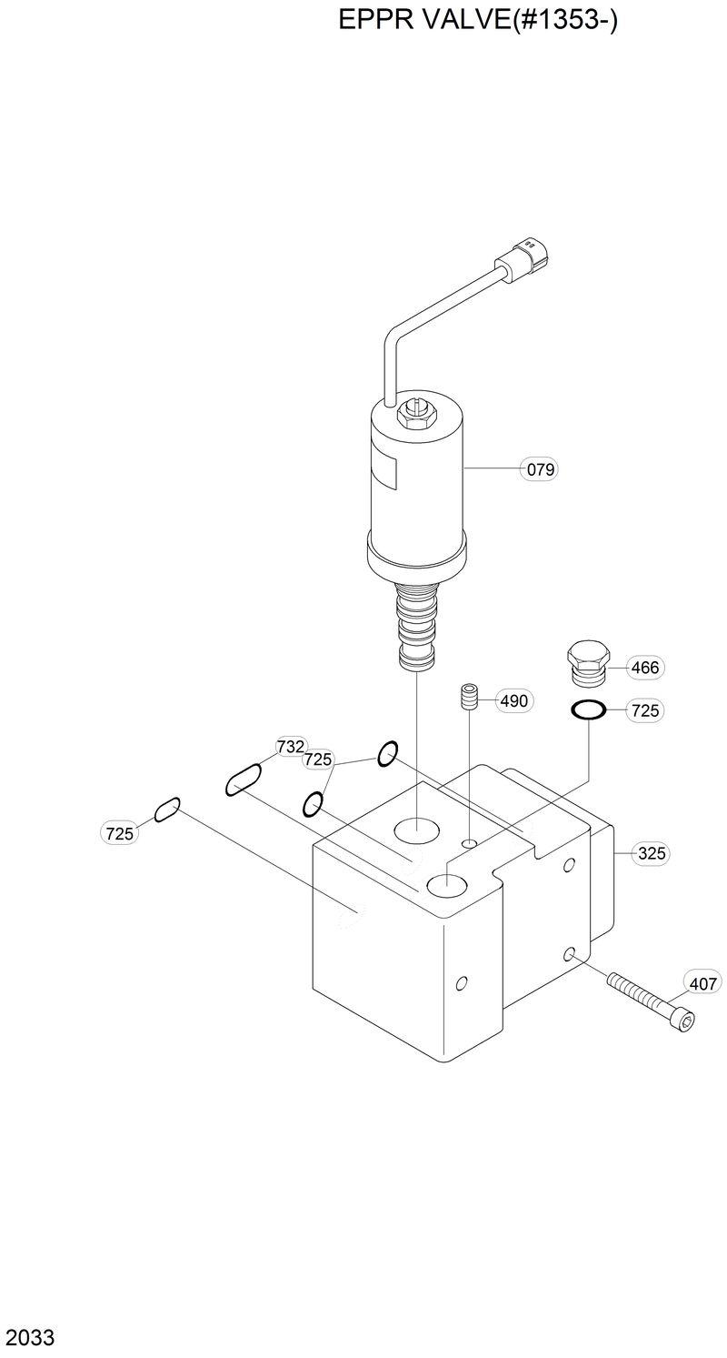 Схема запчастей Hyundai R200LC - EPPR VALVE(#1353-) 