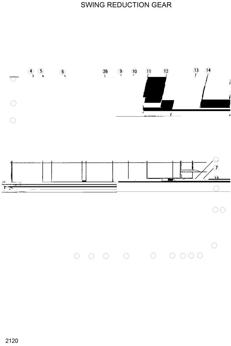 Схема запчастей Hyundai R200LC - SWING REDUCTION GEAR 