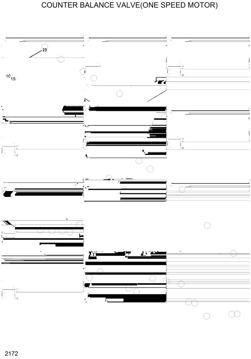Схема запчастей Hyundai R200LC - COUNTER BLANCE VALVE(ONE SPEED MOTOR) 