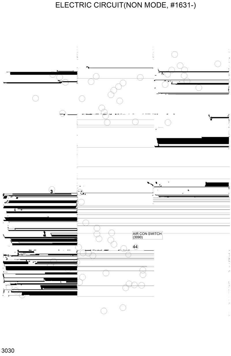 Схема запчастей Hyundai R200LC - ELECTRIC CIRCUIT(NON MODE, #1631-) 