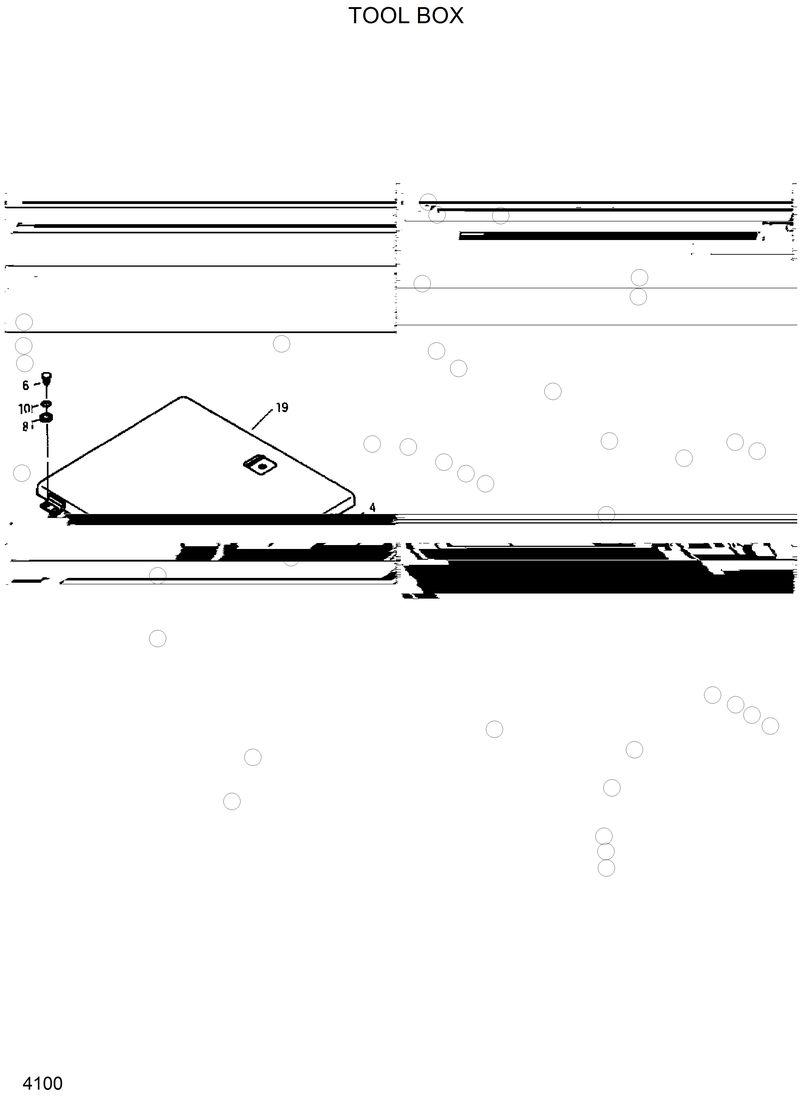 Схема запчастей Hyundai R200LC - TOOL BOX 