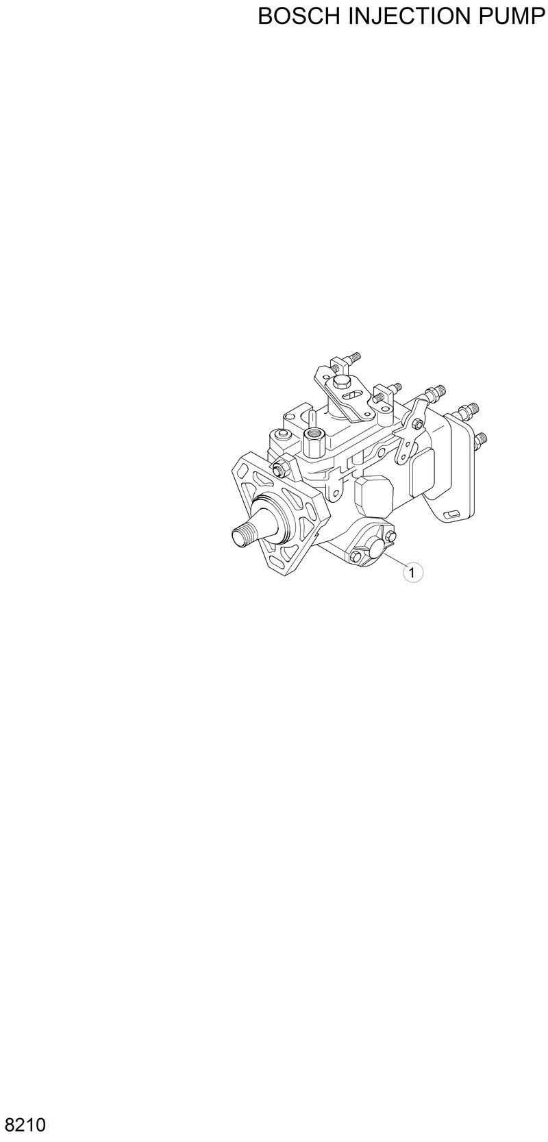 Схема запчастей Hyundai R200LC - BOSCH INJECTION PUMP 