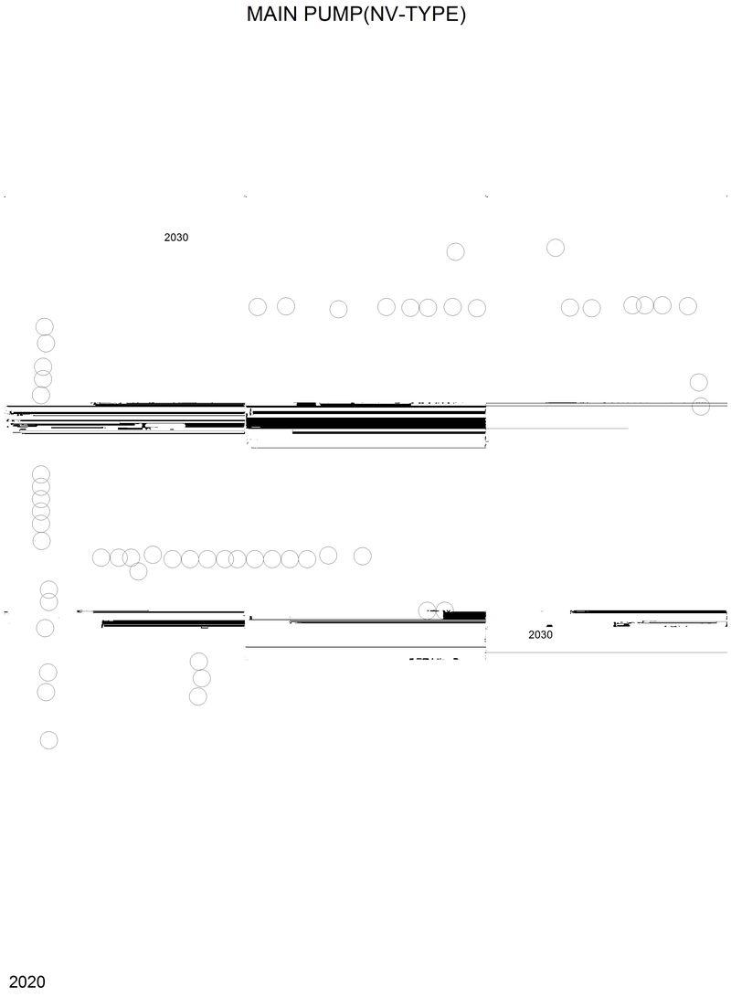 Схема запчастей Hyundai R280LC - MAIN PUMP(NV-TYPE) 