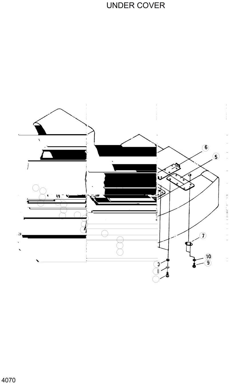 Схема запчастей Hyundai R280LC - UNDER COVER 