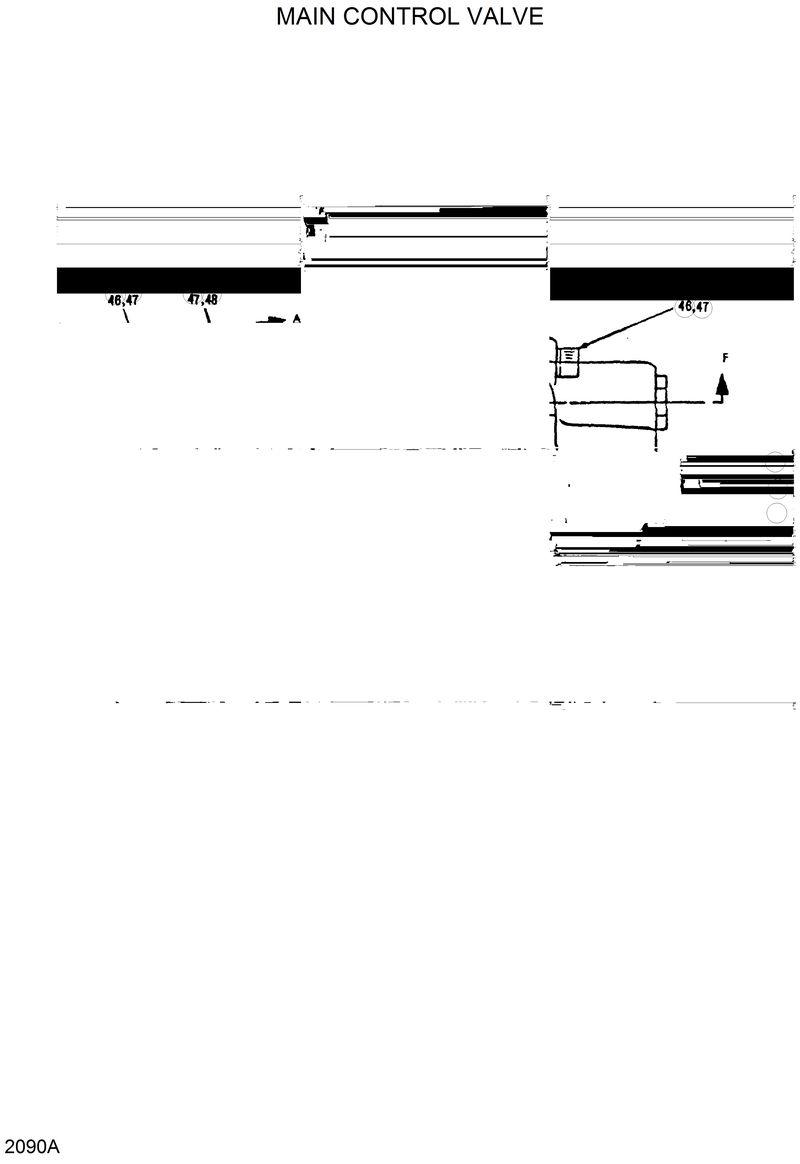 Схема запчастей Hyundai R290LC - MAIN CONTROL VALVE 