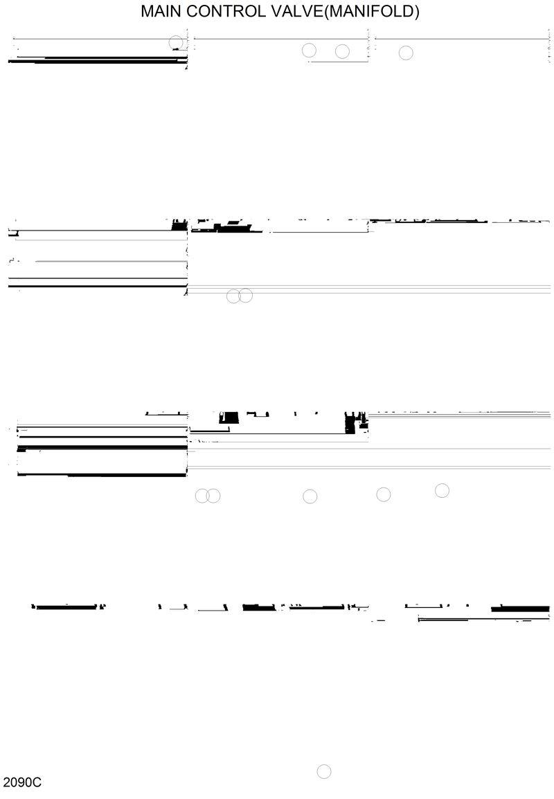 Схема запчастей Hyundai R290LC - MAIN CONTROL VALVE(MANIFOLD) 
