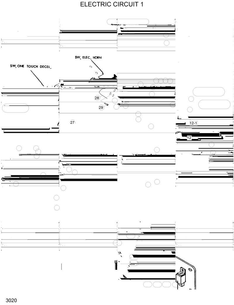 Схема запчастей Hyundai R290LC - ELECTRIC CIRCUIT 1 