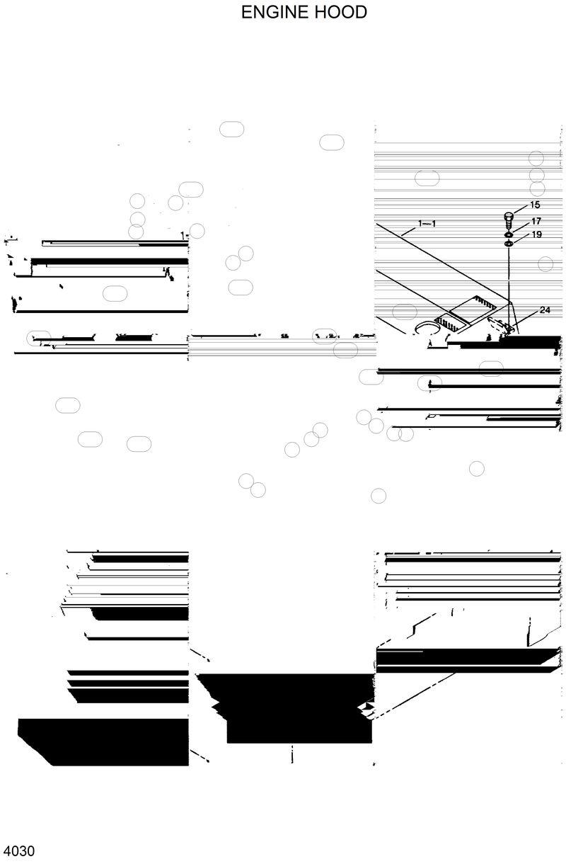 Схема запчастей Hyundai R290LC - ENGINE HOOD 