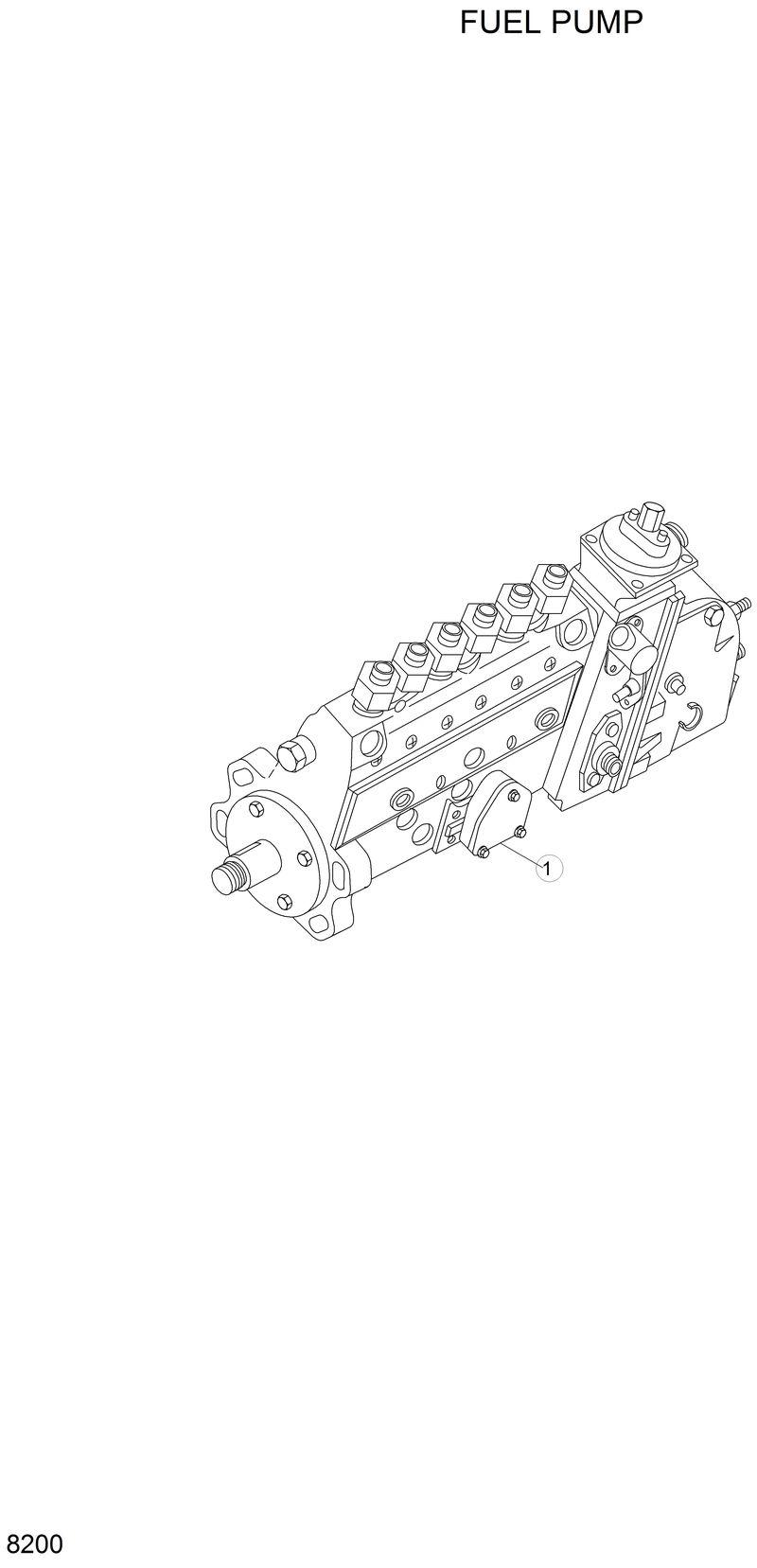 Схема запчастей Hyundai R290LC - FUEL PUMP 