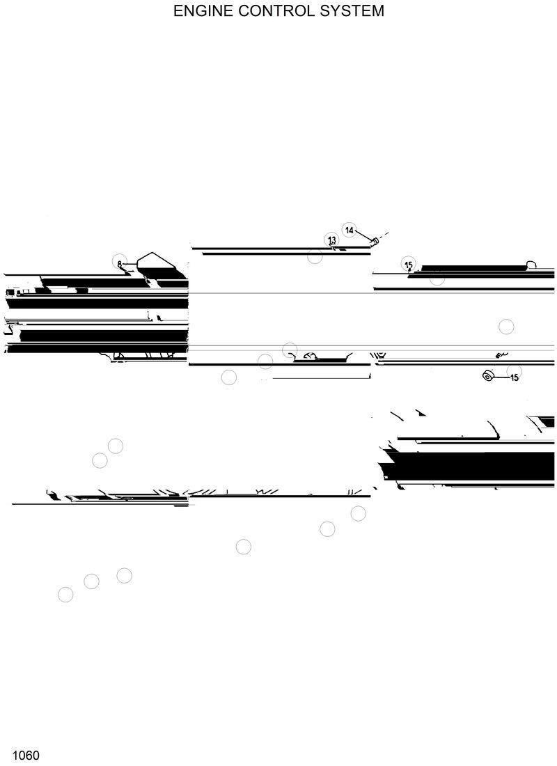 Схема запчастей Hyundai R420 - ENGINE CONTROL SYSTEM 