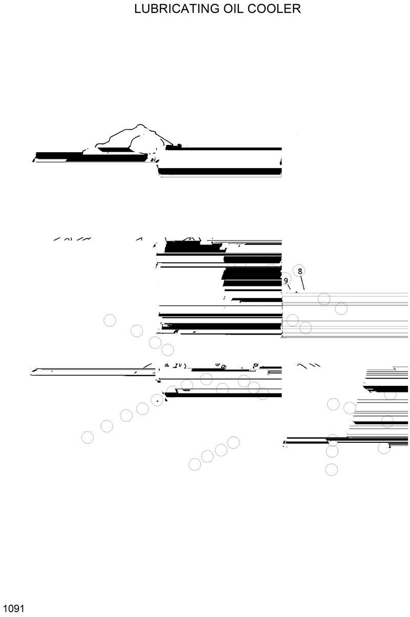 Схема запчастей Hyundai R420 - LUBRICATING OIL COOLER 