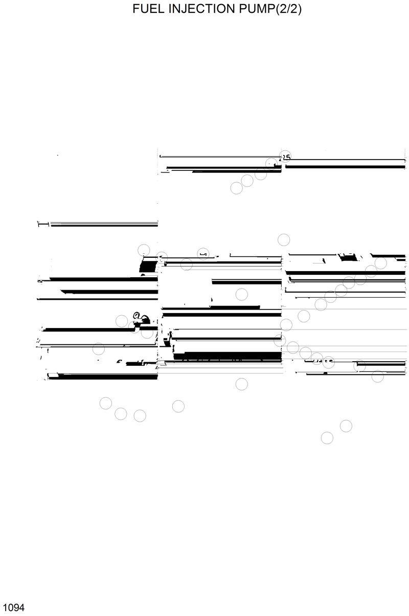 Схема запчастей Hyundai R420 - FUEL INJECTION PUMP(2/2) 