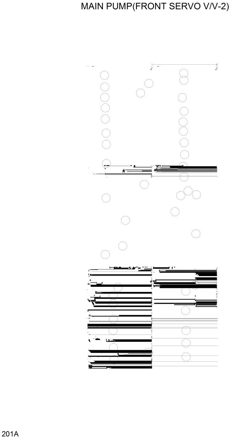 Схема запчастей Hyundai R420 - MAIN PUMP(FRONT SERVO V/V-2) 