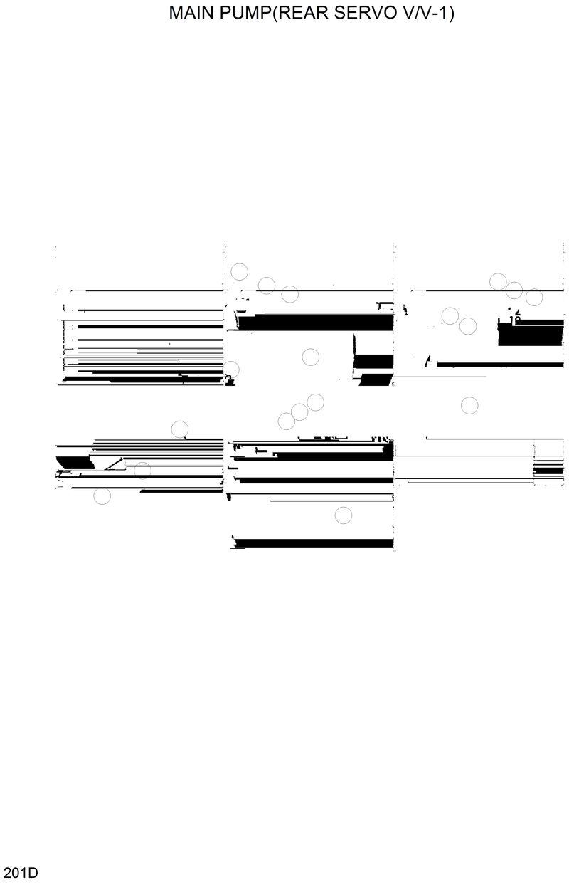 Схема запчастей Hyundai R420 - MAIN PUMP(REAR SERVO V/V-1) 