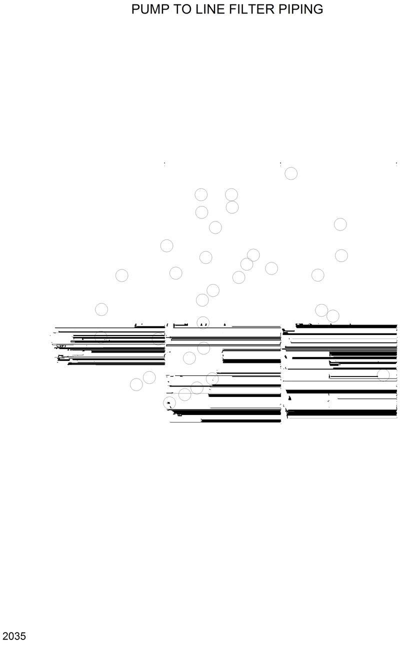 Схема запчастей Hyundai R420 - PUMP TO LINE FILTER PIPING 