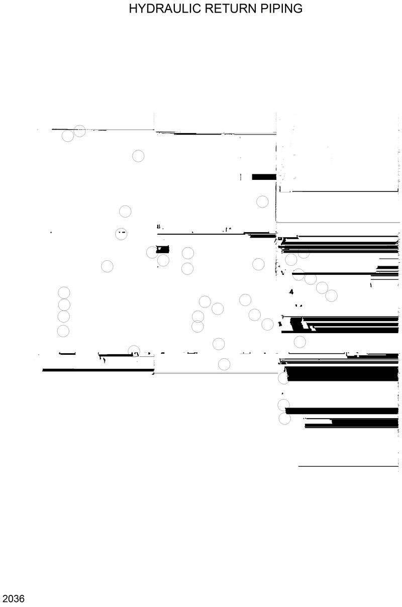 Схема запчастей Hyundai R420 - HYDRAULIC RETURN PIPING 