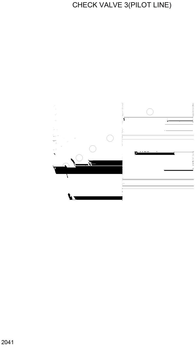 Схема запчастей Hyundai R420 - CHECK VALVE 3(PILOT LINE) 