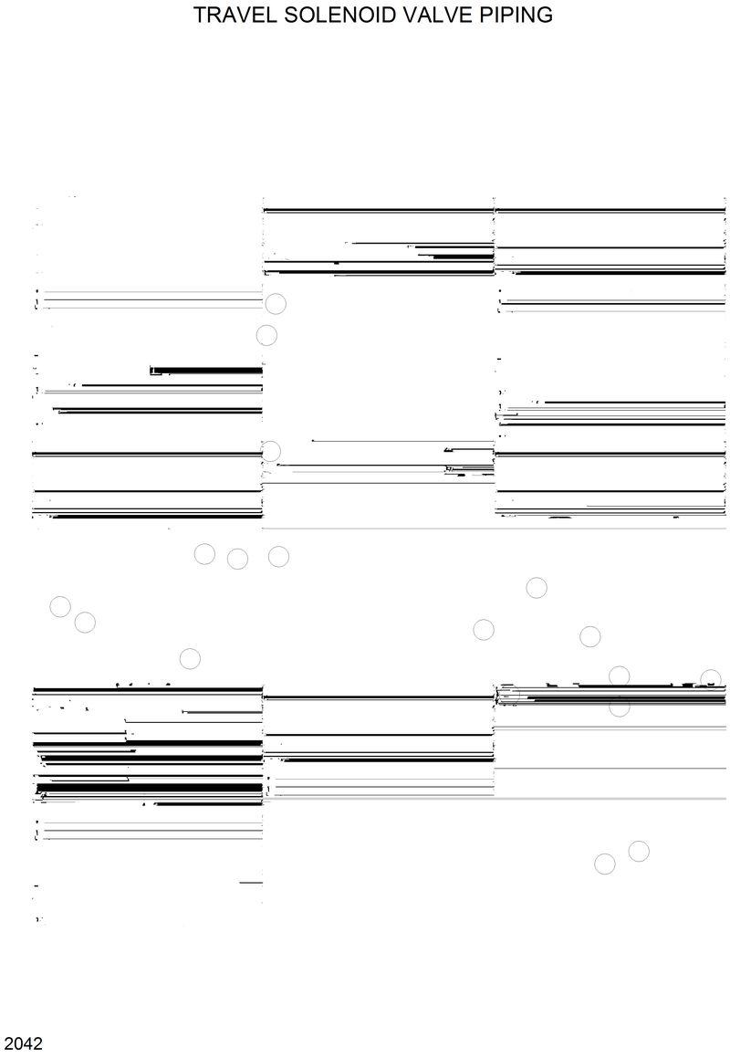 Схема запчастей Hyundai R420 - TRAVEL SOLENOID VALVE PIPING 