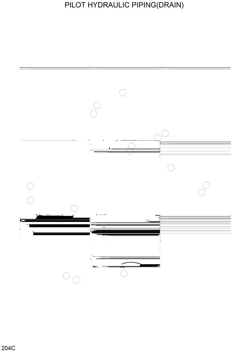 Схема запчастей Hyundai R420 - PILOT HYDRAULIC PIPING(DRAIN) 