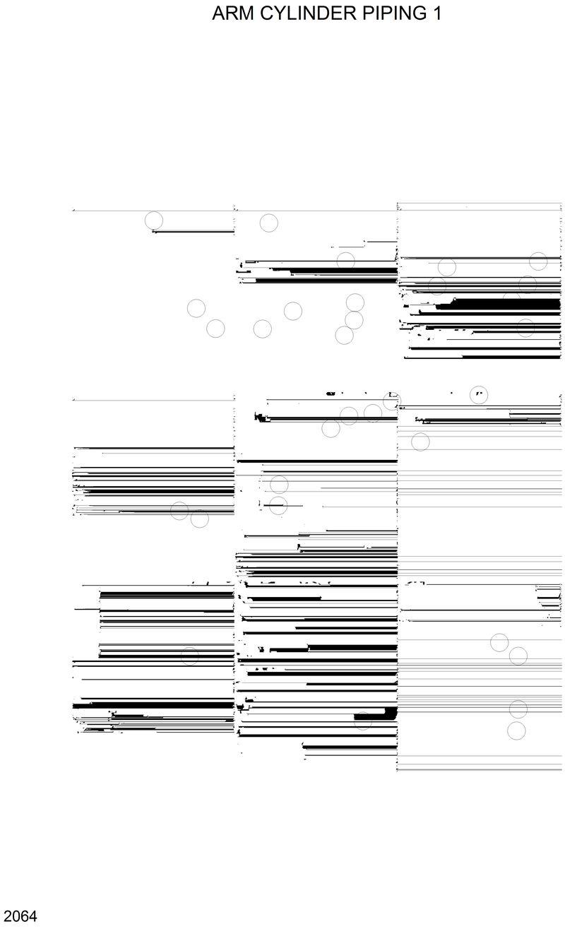 Схема запчастей Hyundai R420 - ARM CYLINDER PIPING 1 