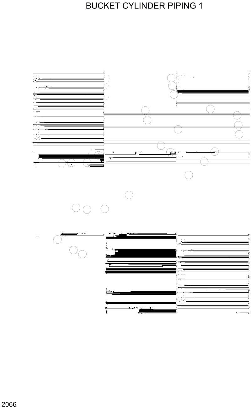 Схема запчастей Hyundai R420 - BUCKET CYLINDER PIPING 1 