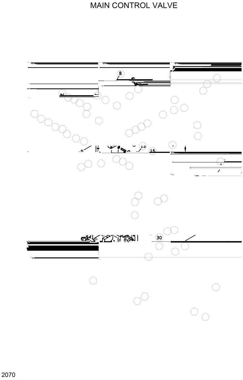 Схема запчастей Hyundai R420 - MAIN CONTROL VALVE 