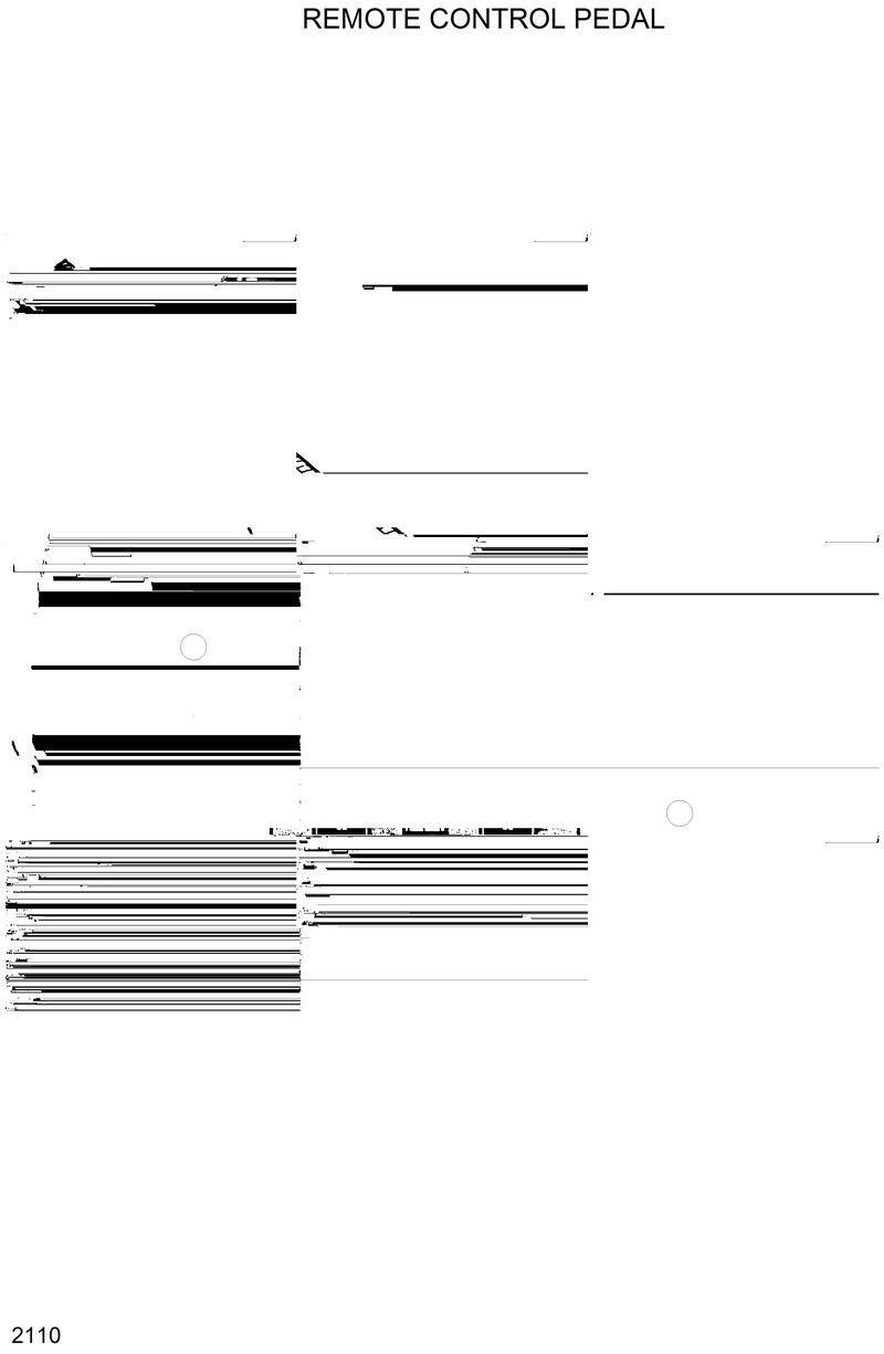 Схема запчастей Hyundai R420 - REMOTE CONTROL PEDAL 