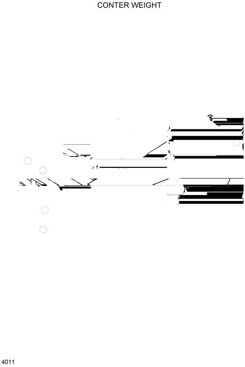 Схема запчастей Hyundai R420 - COUNTER WEIGHT 