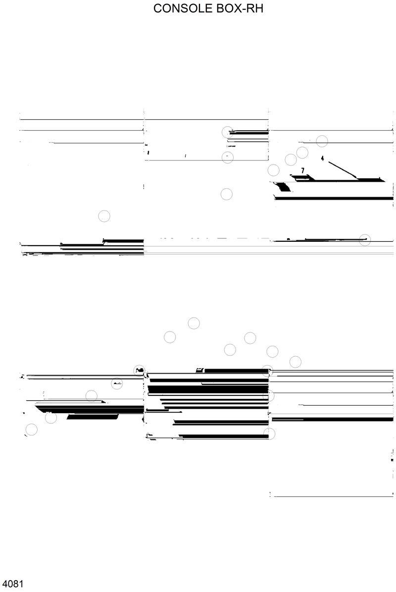 Схема запчастей Hyundai R420 - CONSOLE BOX-RH 