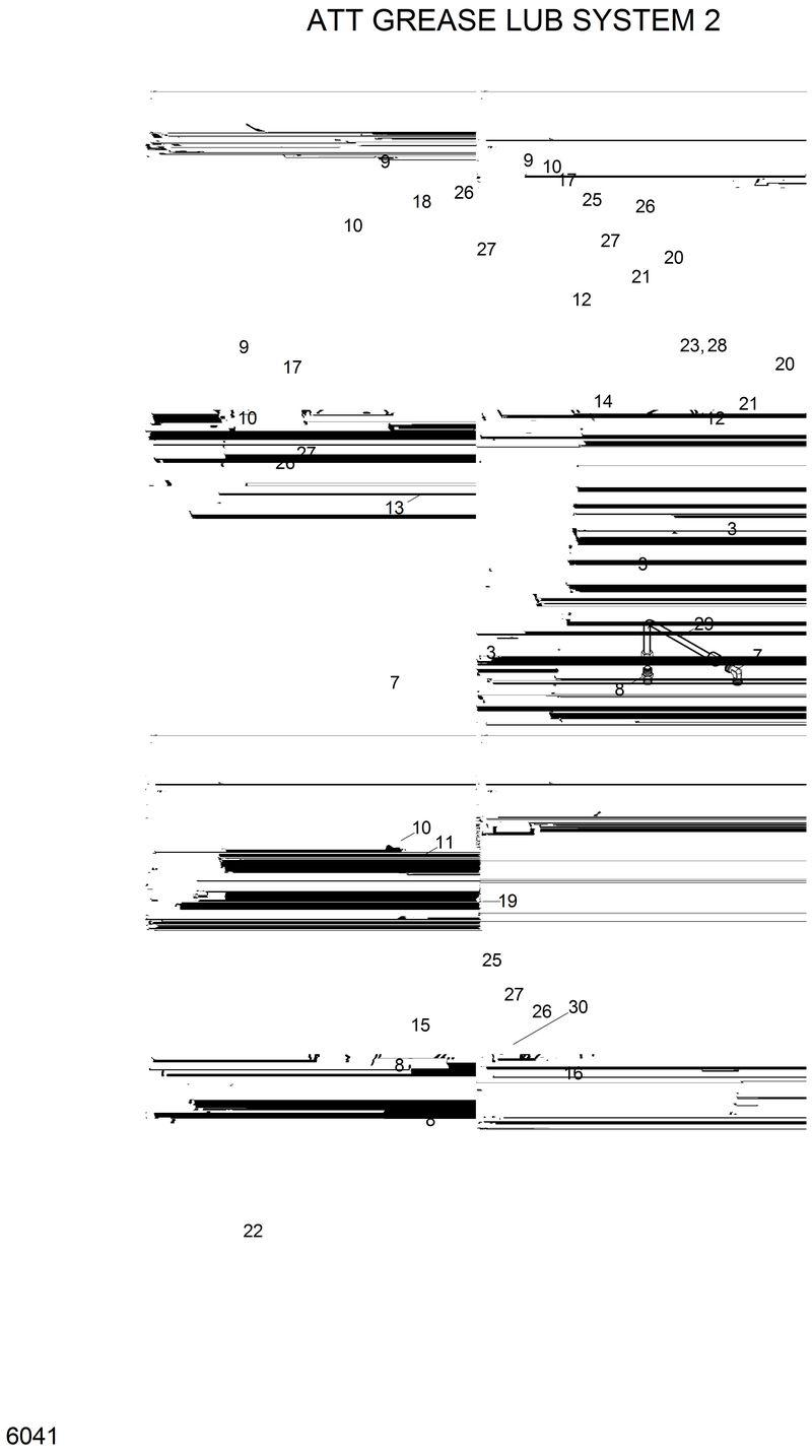 Схема запчастей Hyundai R420 - ATT GREASE LUB SYSTEM 2 