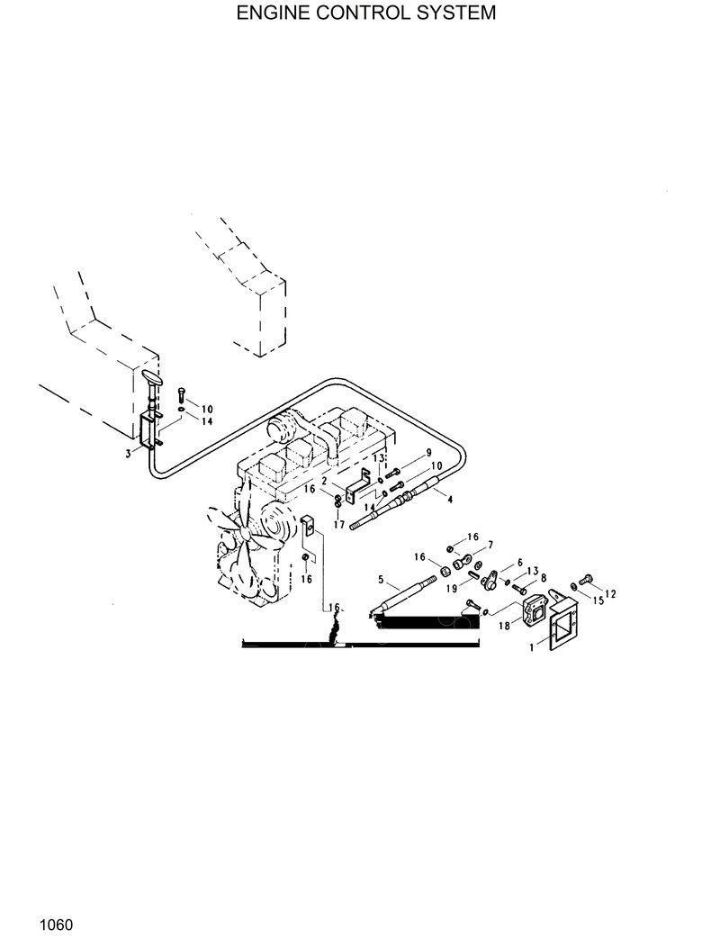 Схема запчастей Hyundai R130W - ENGINE CONTROL SYSTEM 