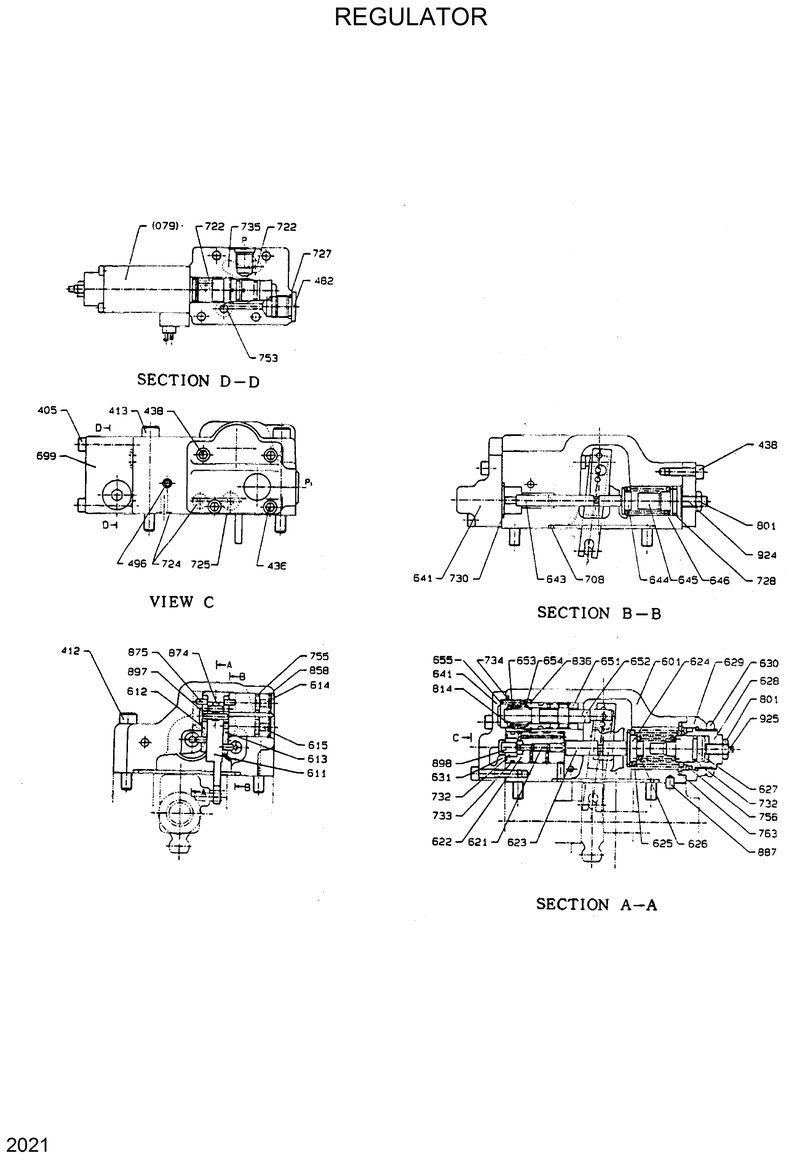 Схема запчастей Hyundai R130W - REGULATOR 