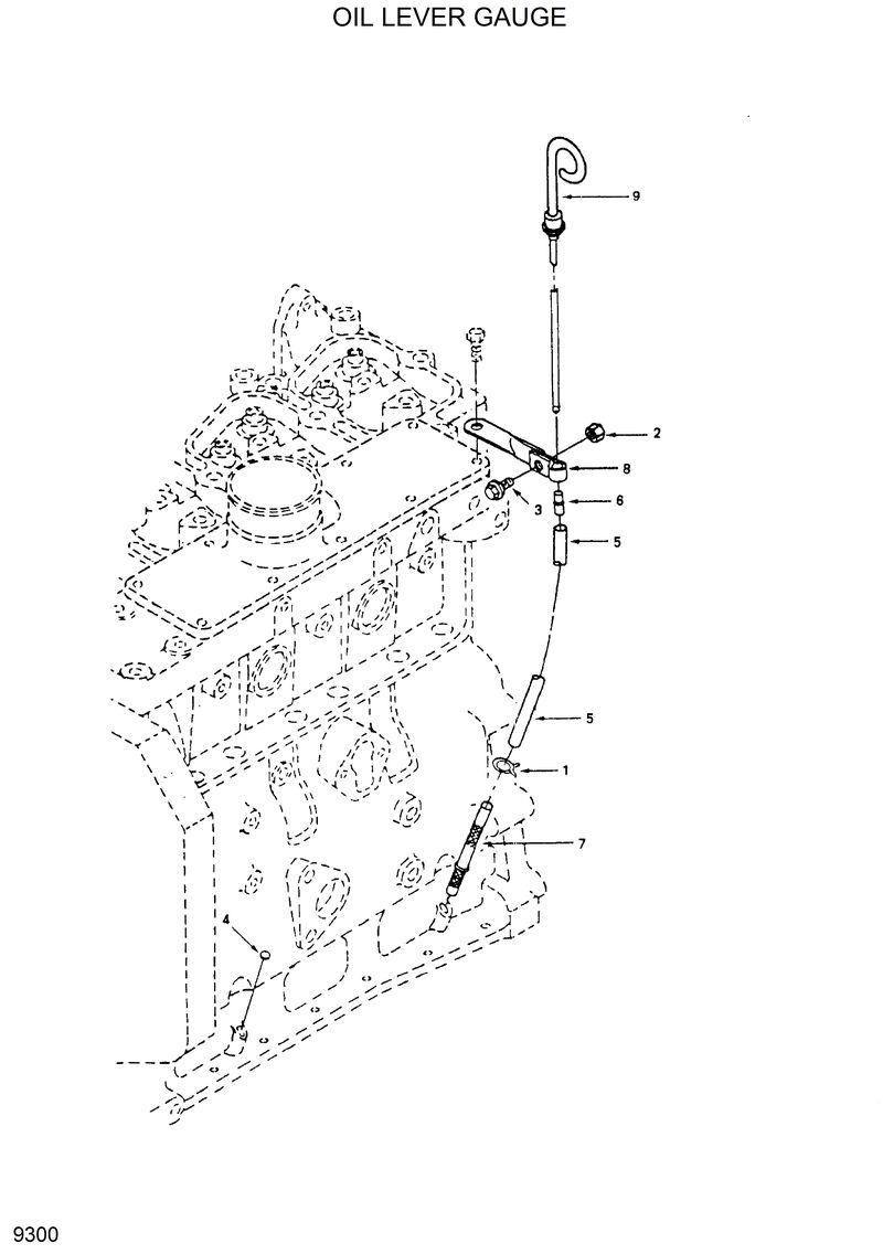 Схема запчастей Hyundai R130W - OIL LEVEL GAUGE 