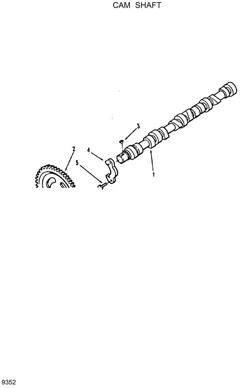 Схема запчастей Hyundai R130W - CAM SHAFT 