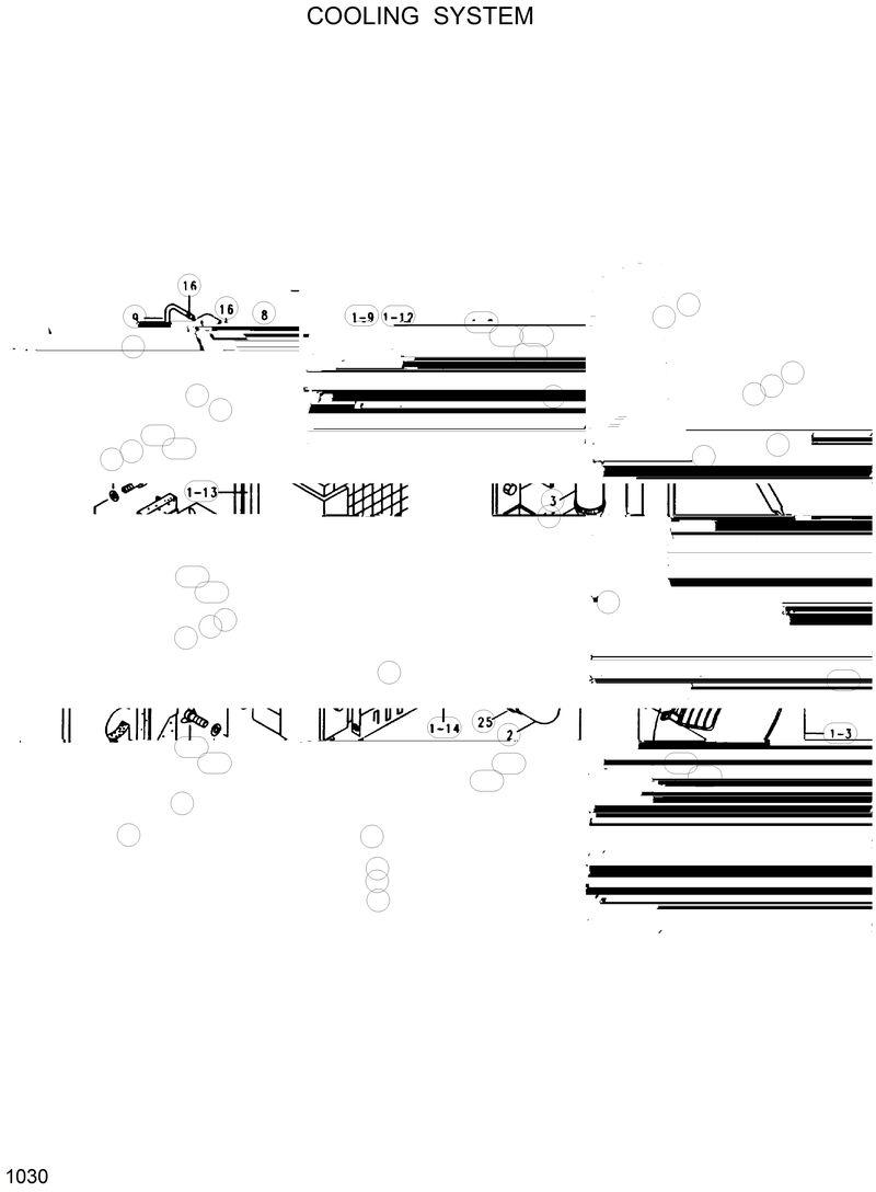 Схема запчастей Hyundai R200W2 - COOLING SYSTEM 