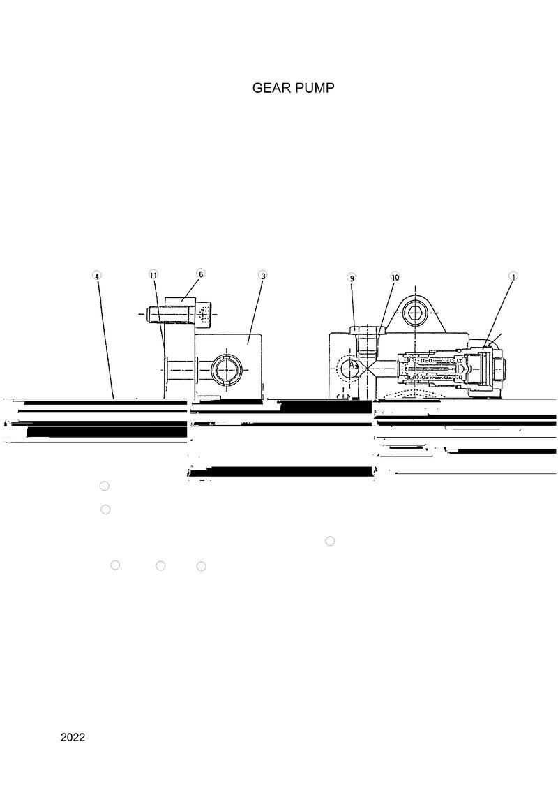 Схема запчастей Hyundai R200W2 - GEAR PUMP 