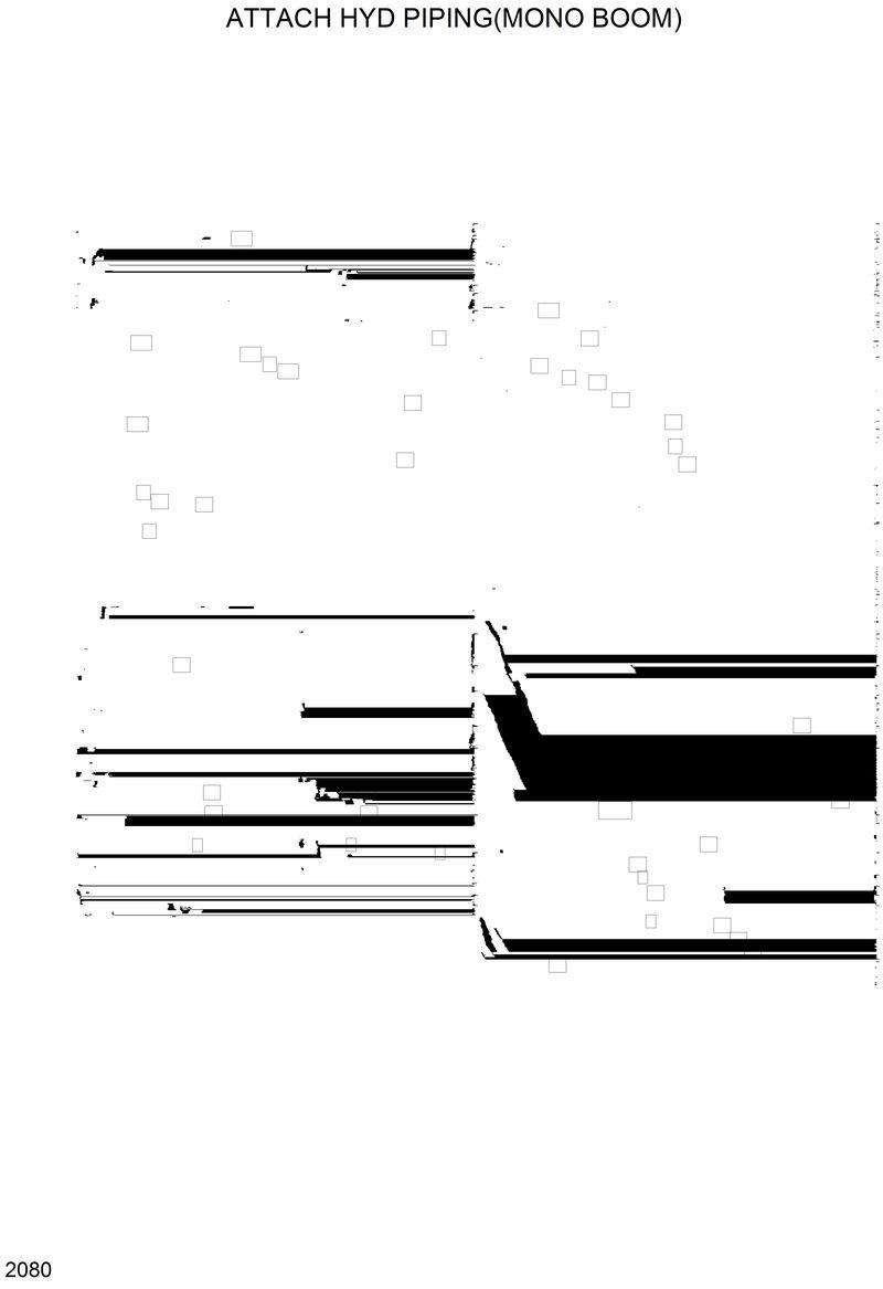 Схема запчастей Hyundai R200W2 - ATTACH HYD PIPING 