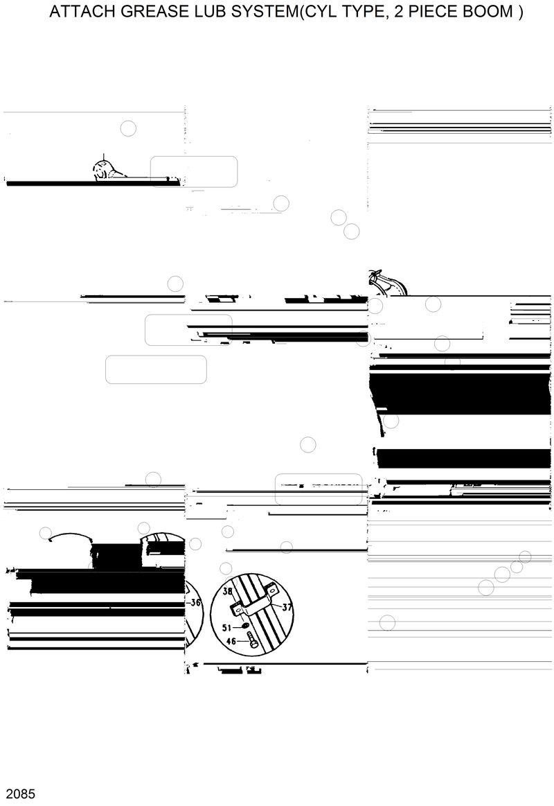 Схема запчастей Hyundai R200W2 - ATTACH GREASE LUB SYSTEM(CYL TYPE, 2PCS) 