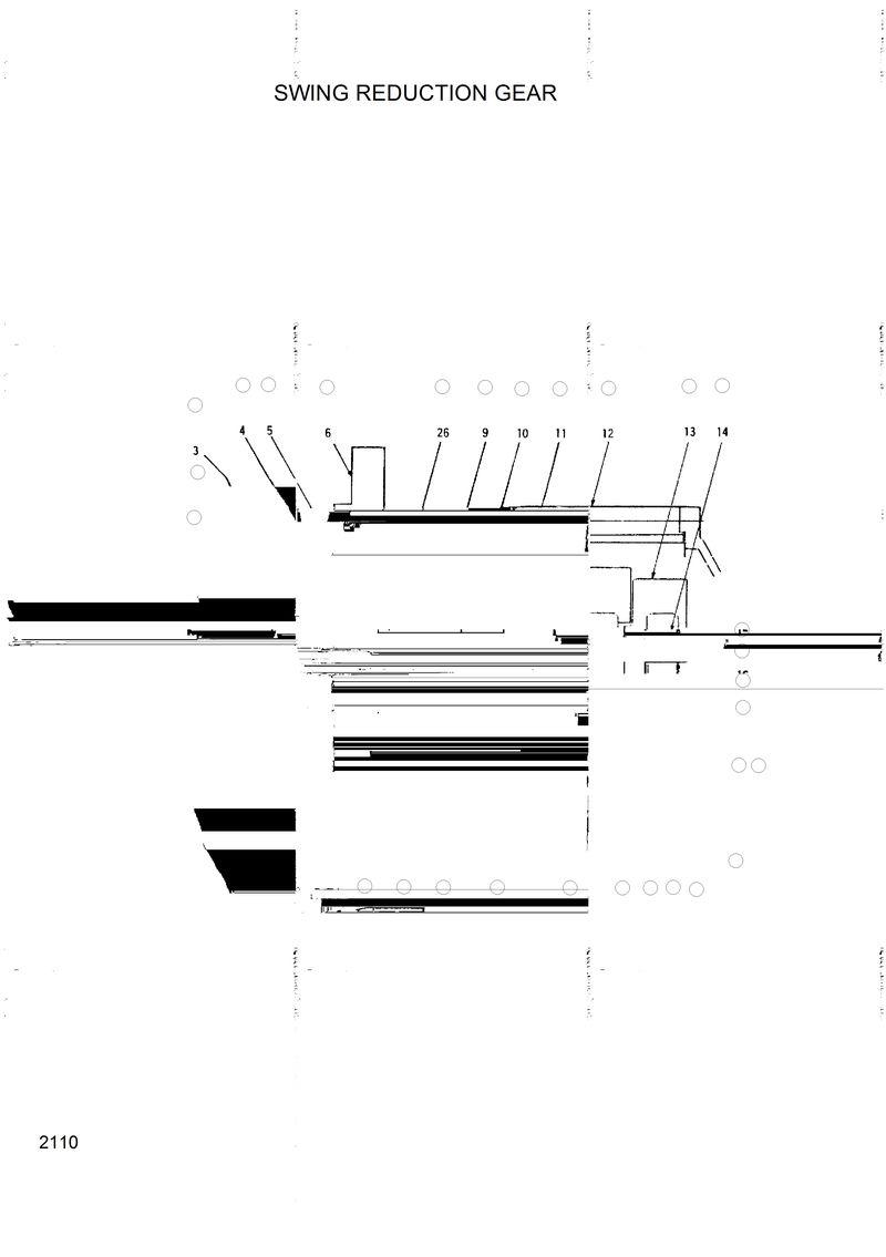 Схема запчастей Hyundai R200W2 - SWING REDUCTION GEAR 