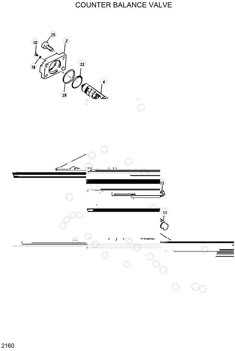 Схема запчастей Hyundai R200W2 - COUNTER BALANCE VALVE 