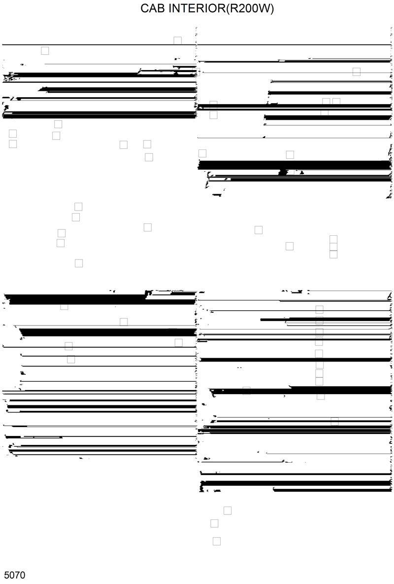 Схема запчастей Hyundai R200W2 - CAB INTERIOR(R200W) 
