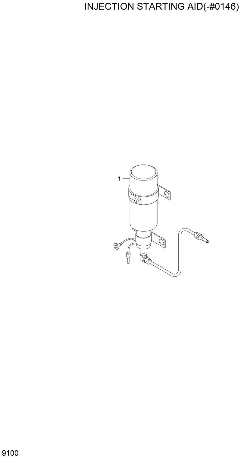 Схема запчастей Hyundai R200W2 - INJECTION STARTING AID(-#0146) 