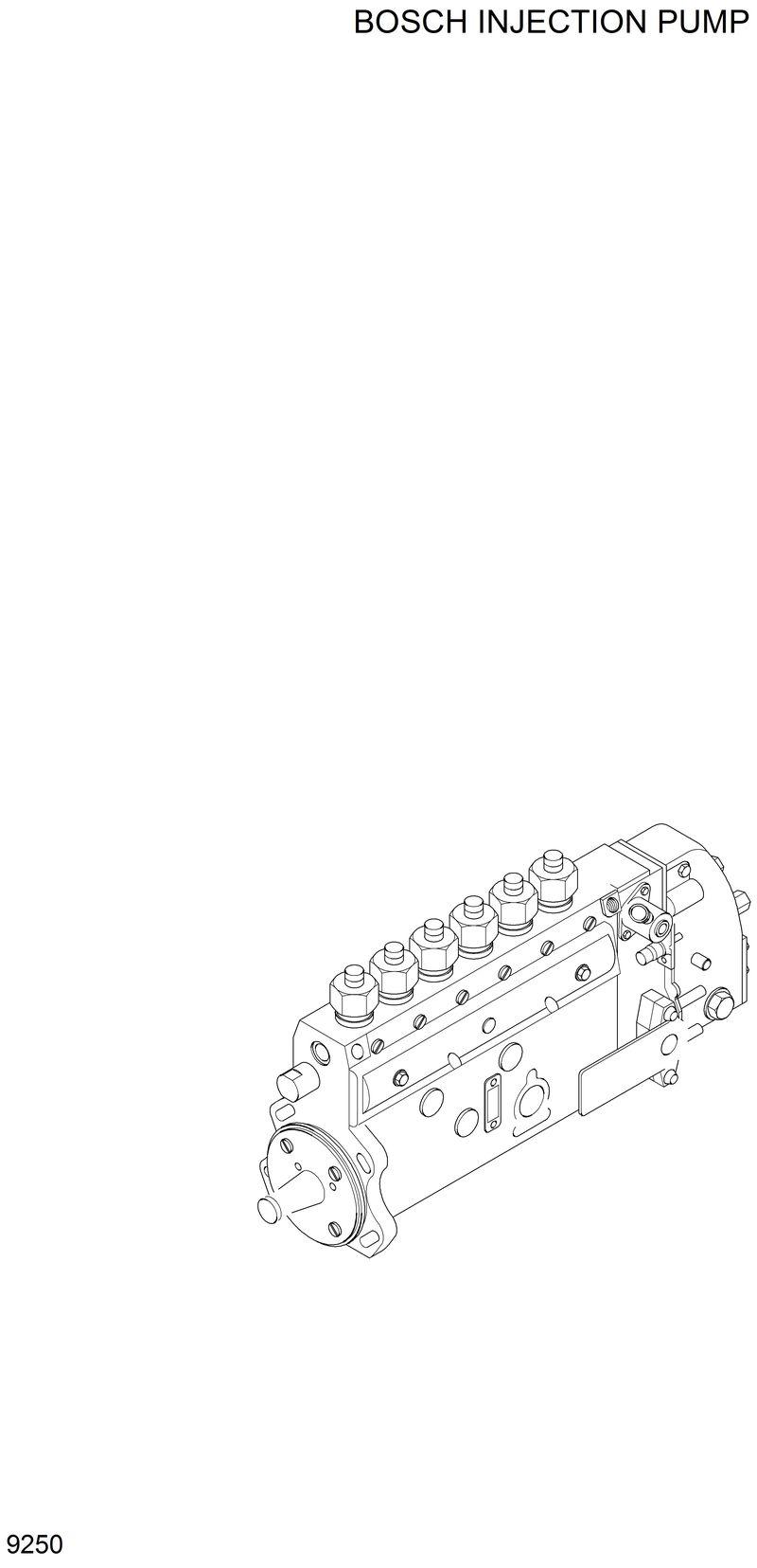 Схема запчастей Hyundai R200W2 - BOSCH INJECTION PUMP 