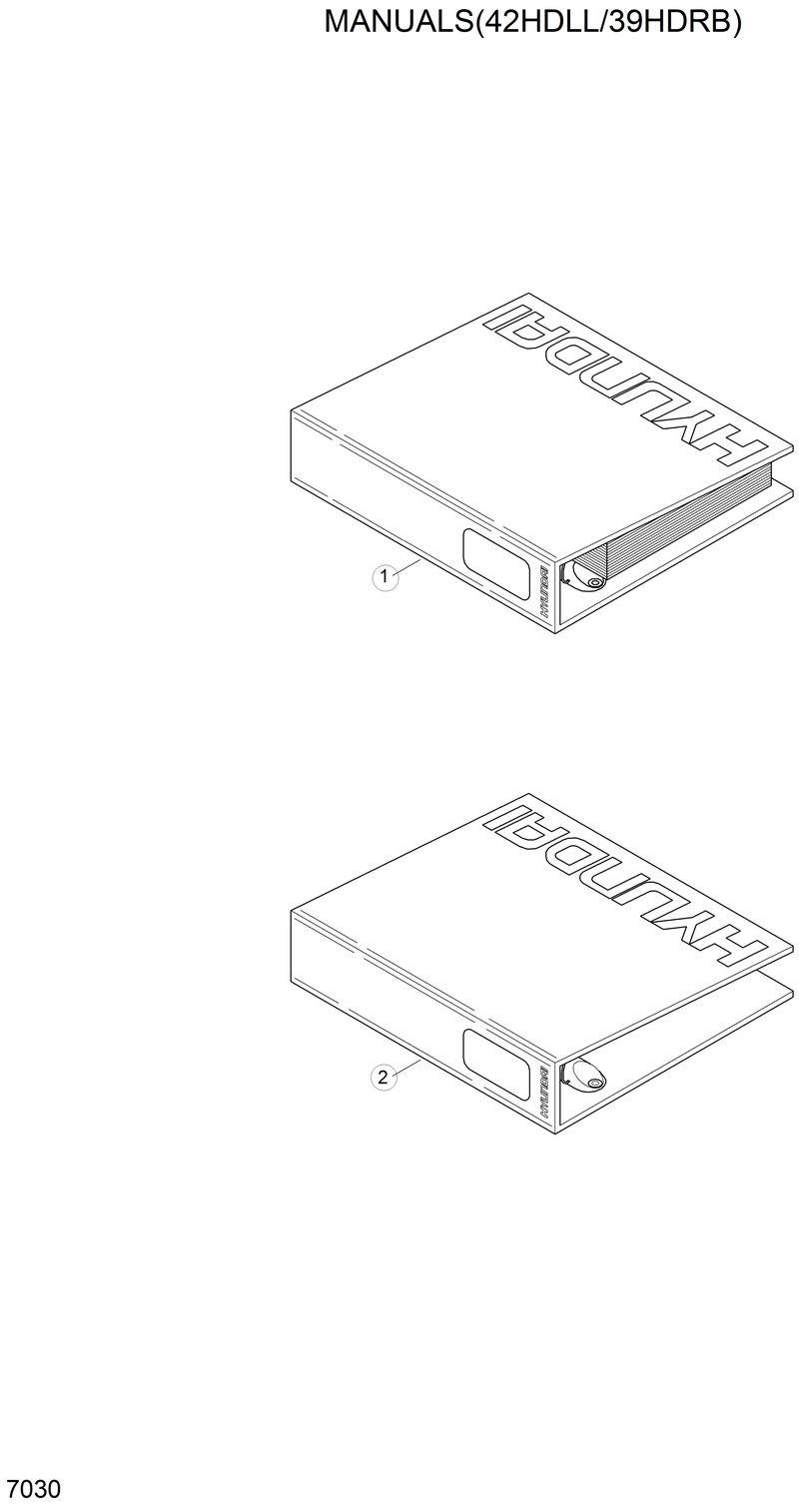 Схема запчастей Hyundai 42HDLL - MANUALS(42HDLL/39HDRB) 