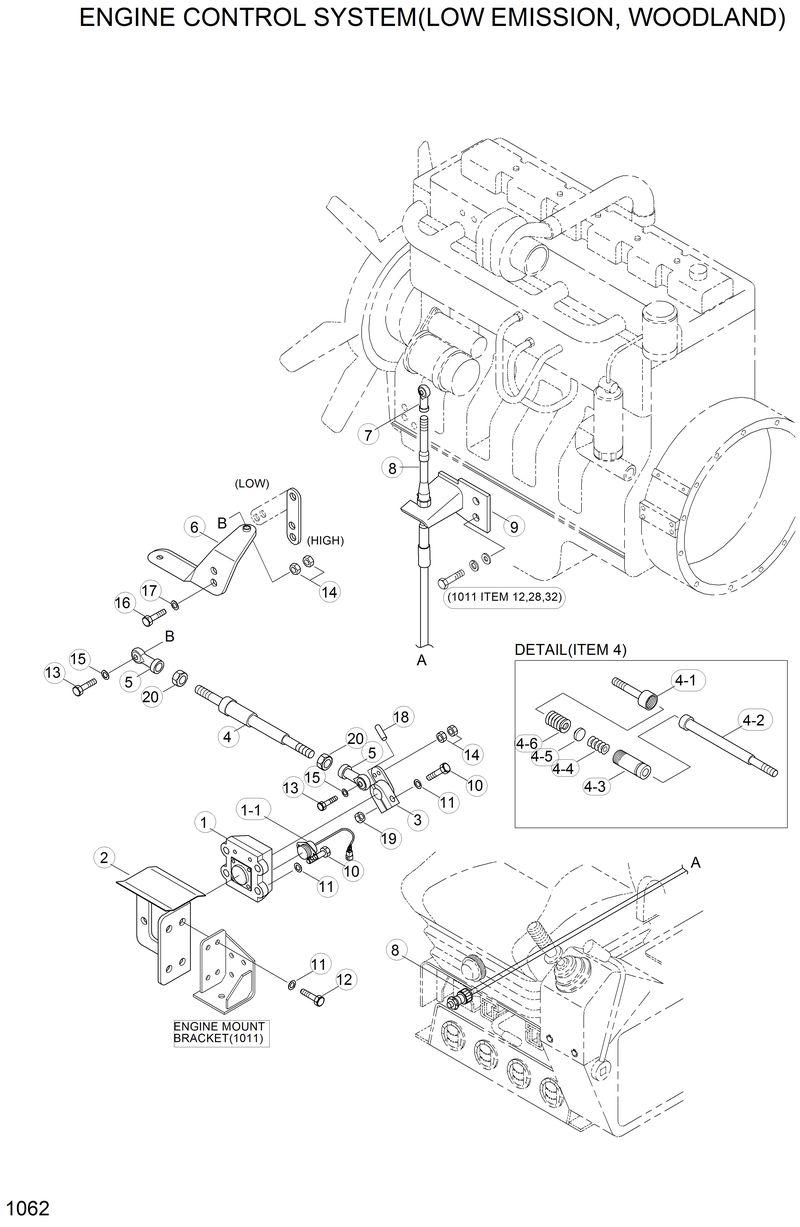 Схема запчастей Hyundai R210LC3LL - ENGINE CONTROL SYS(L/EMISSION, WOODLAND) 