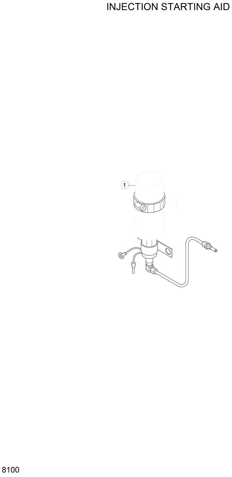 Схема запчастей Hyundai R210LC3LL - INJECTION STARTING AID 