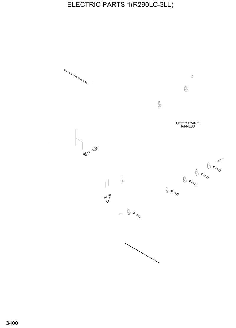 Схема запчастей Hyundai R290LC3LL - ELECTRIC PARTS 1(R290LC-3LL) 