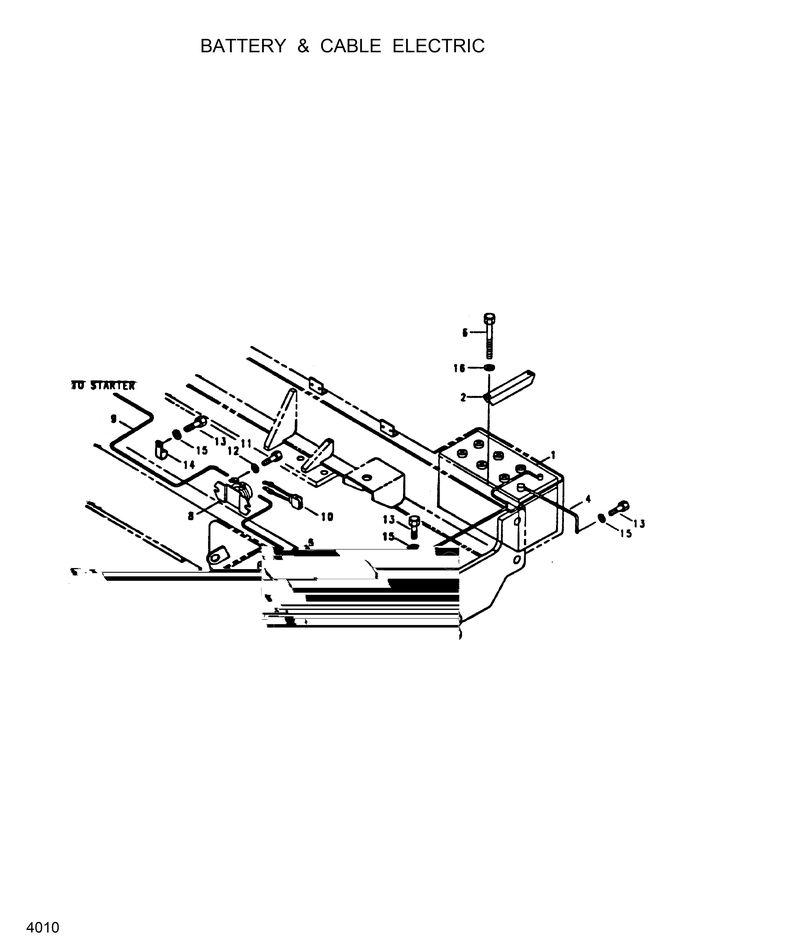 Схема запчастей Hyundai HL17C - BATTERY BOX &amp; CABLE ELECTRIC 