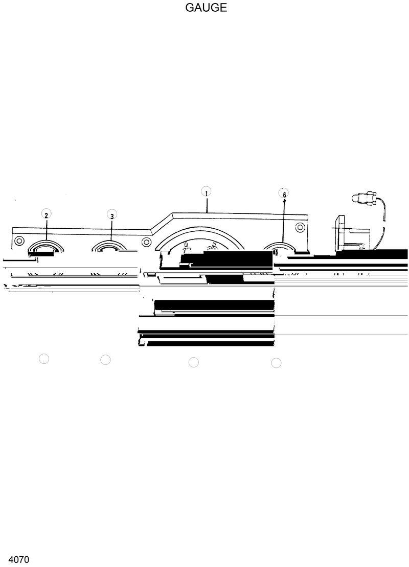 Схема запчастей Hyundai HL25C - GAUGE 