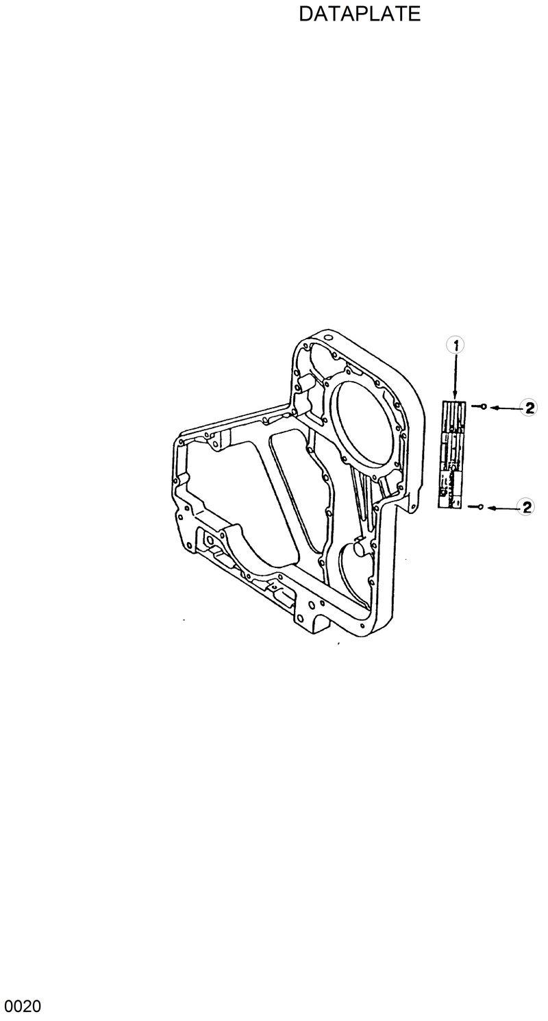 Схема запчастей Hyundai HL25C - DATAPLATE 